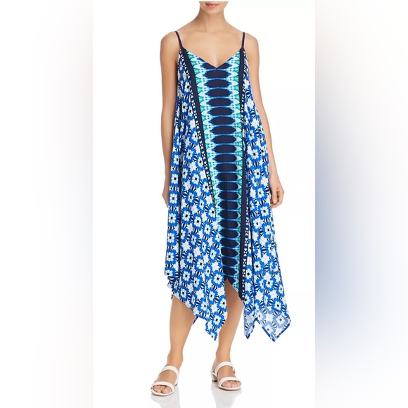 Tommy Bahama Tide Seashell Scarf Dress Swim Cover-Up S/M P/M - Picture 10 of 11
